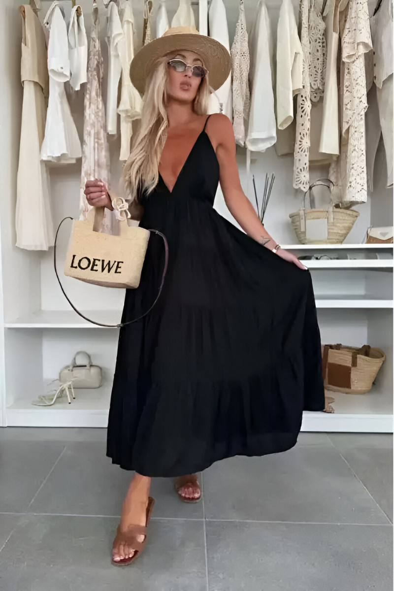 Ellaria Maxi jurk โ Tijdloze elegantie