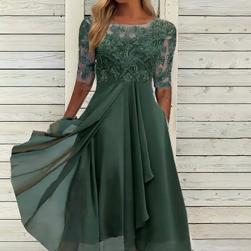 Gaite™ | Elegantes Kleid mit Spitze