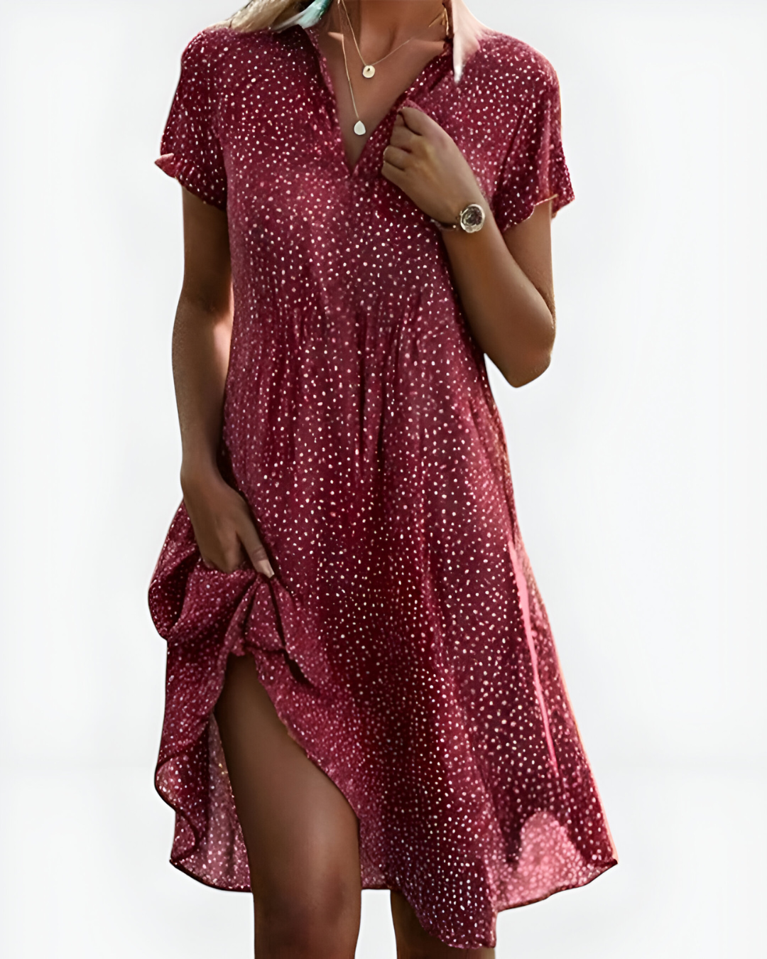 Jessica™ | Lässiges Kleid mit Punkten