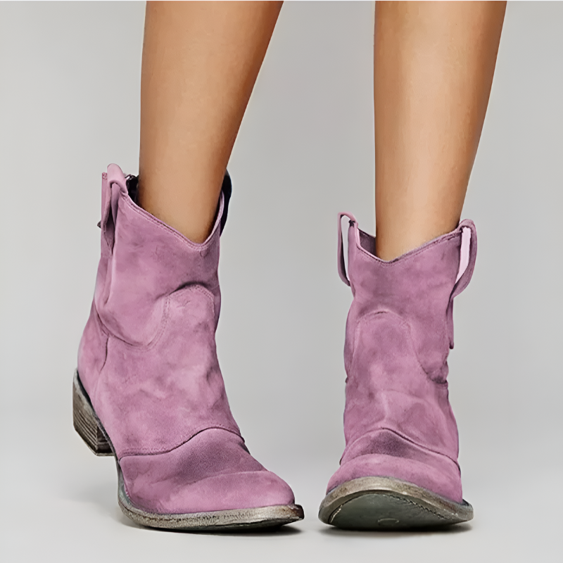 Carly™ | Vintage Western Stiefeletten