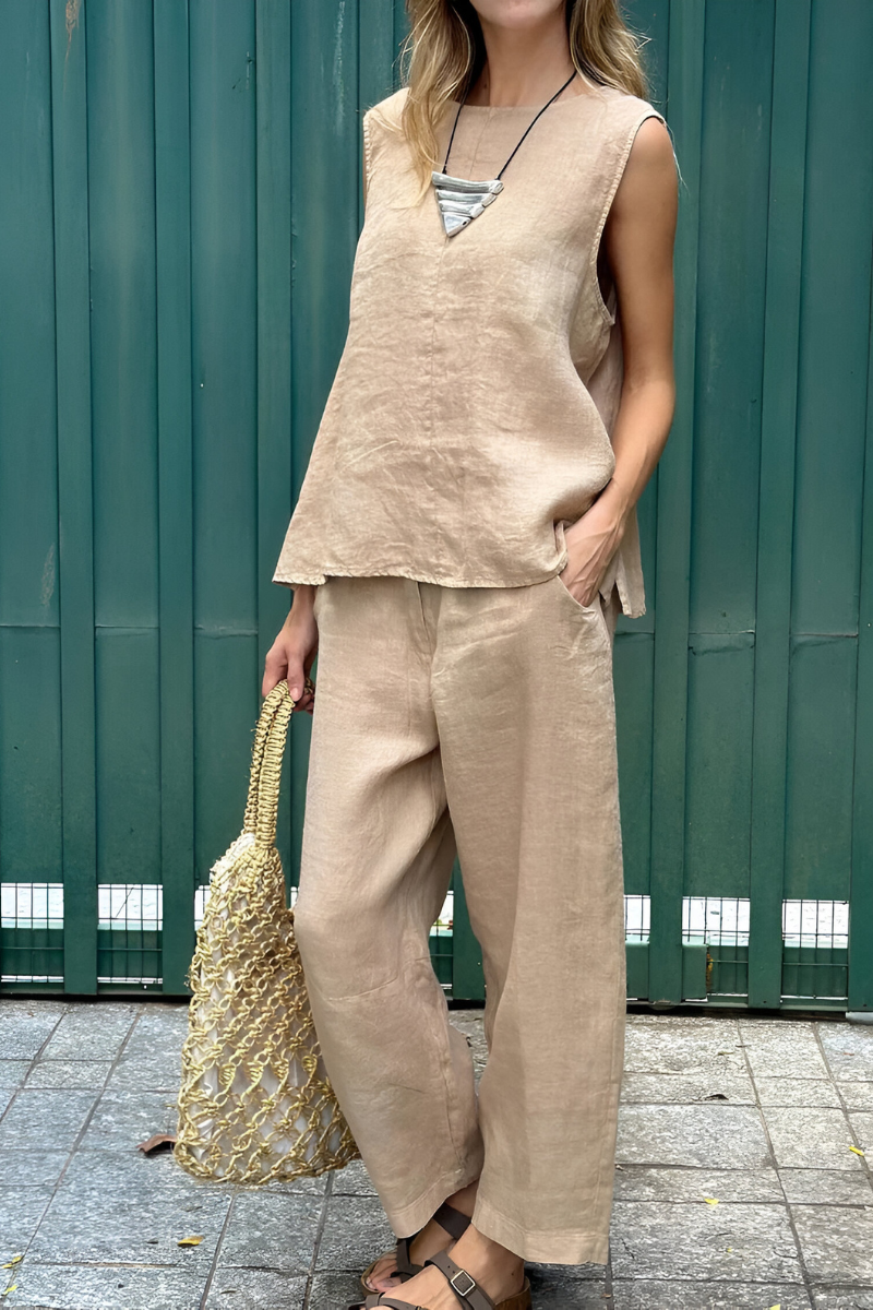 ELLARIA | Tweedelige Zomerset van Luchtige Viscose