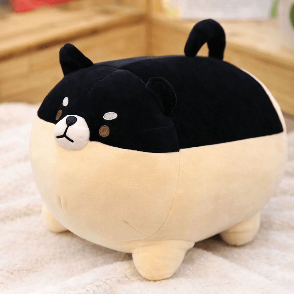 Grumpy Shiba Trio Plushies 🐶🤎