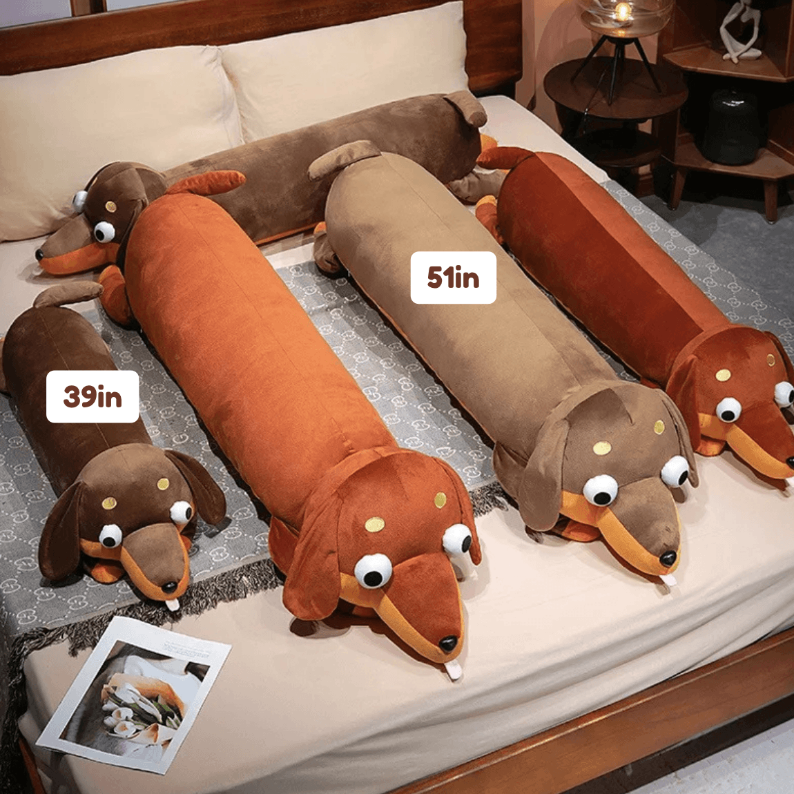 Long Snuggly Sausage Dog Plush 🐶