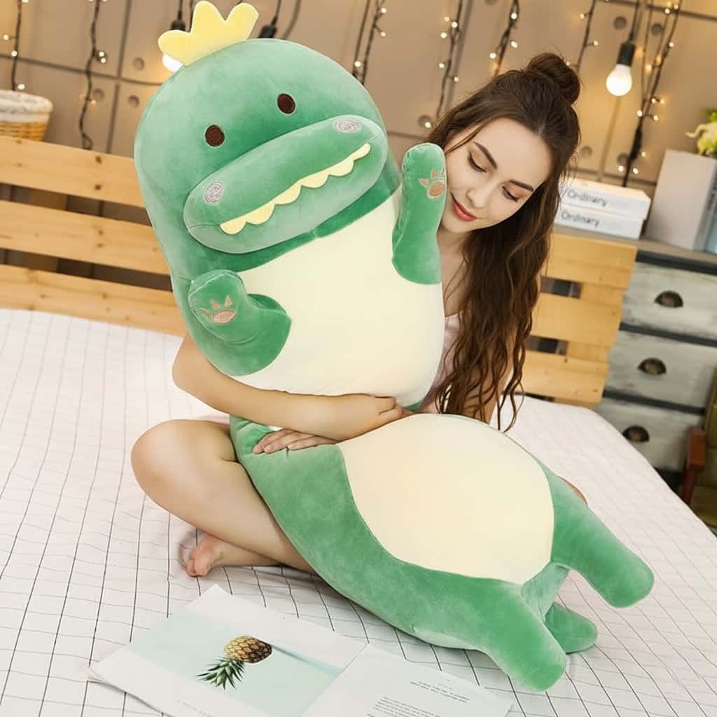 🐻💖 LONG SNUGGLES ANIMAL BODY PILLOW PLUSH
