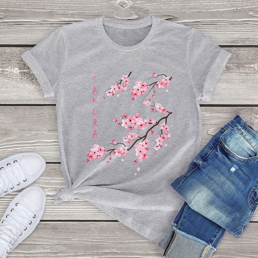 🌸 SAKURA CHERRY BLOSSOM TEE
