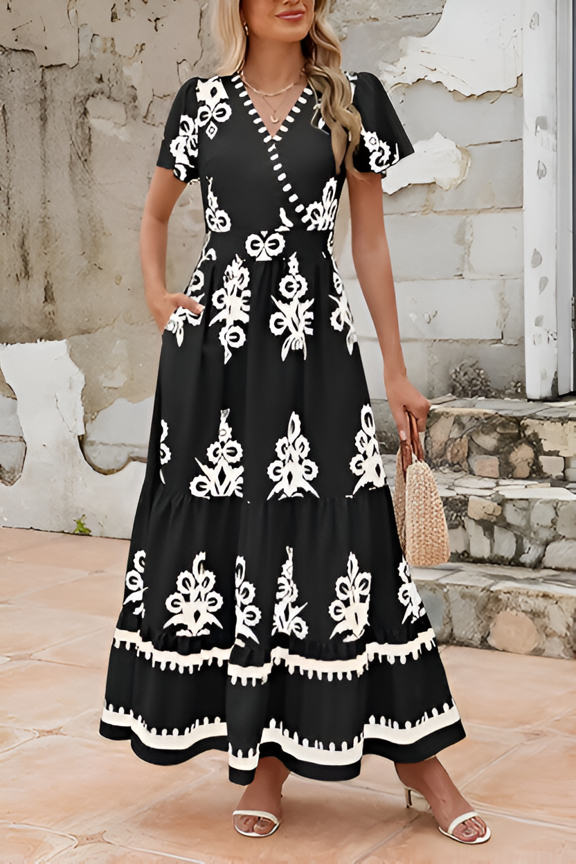 LIORA | Boho Ärmelloses Maxikleid – Eleganz und Stil für jeden Anlass