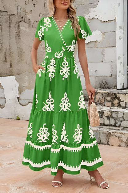 LIORA | Boho Ärmelloses Maxikleid – Eleganz und Stil für jeden Anlass