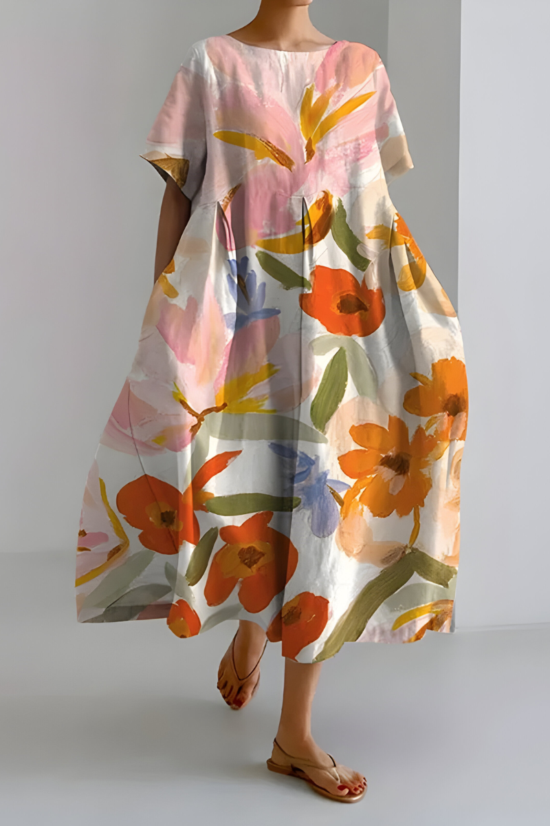 Georgina™ | Stilvolles Blumenkleid