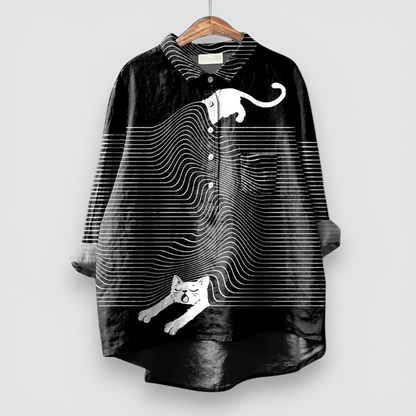 Evrim™ | Stylische bedruckte Bluse