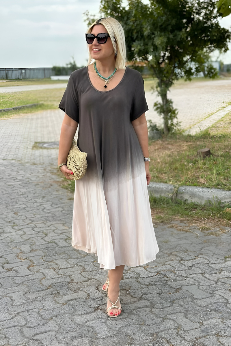 Weiches Ombre-Maxikleid