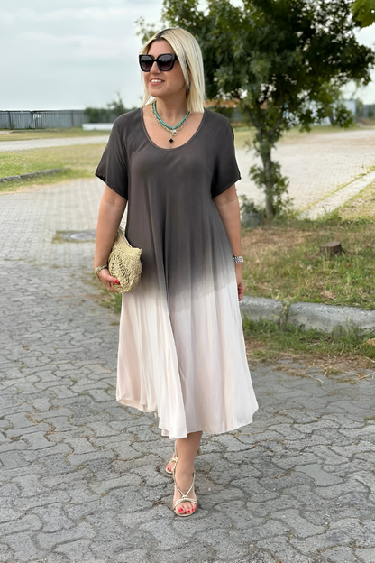 Weiches Ombre-Maxikleid