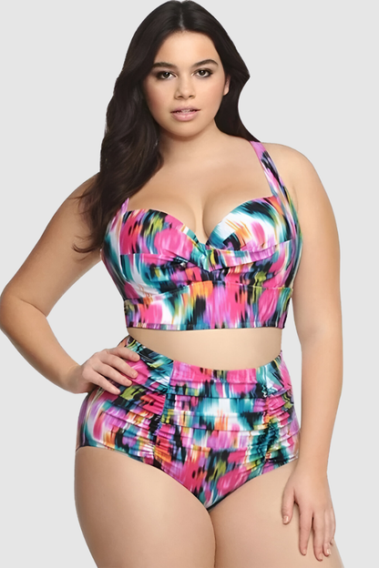LUNARIA |Tummy Control Bikini Plus Size