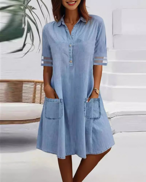 Myla™ | Minikleid aus Denim
