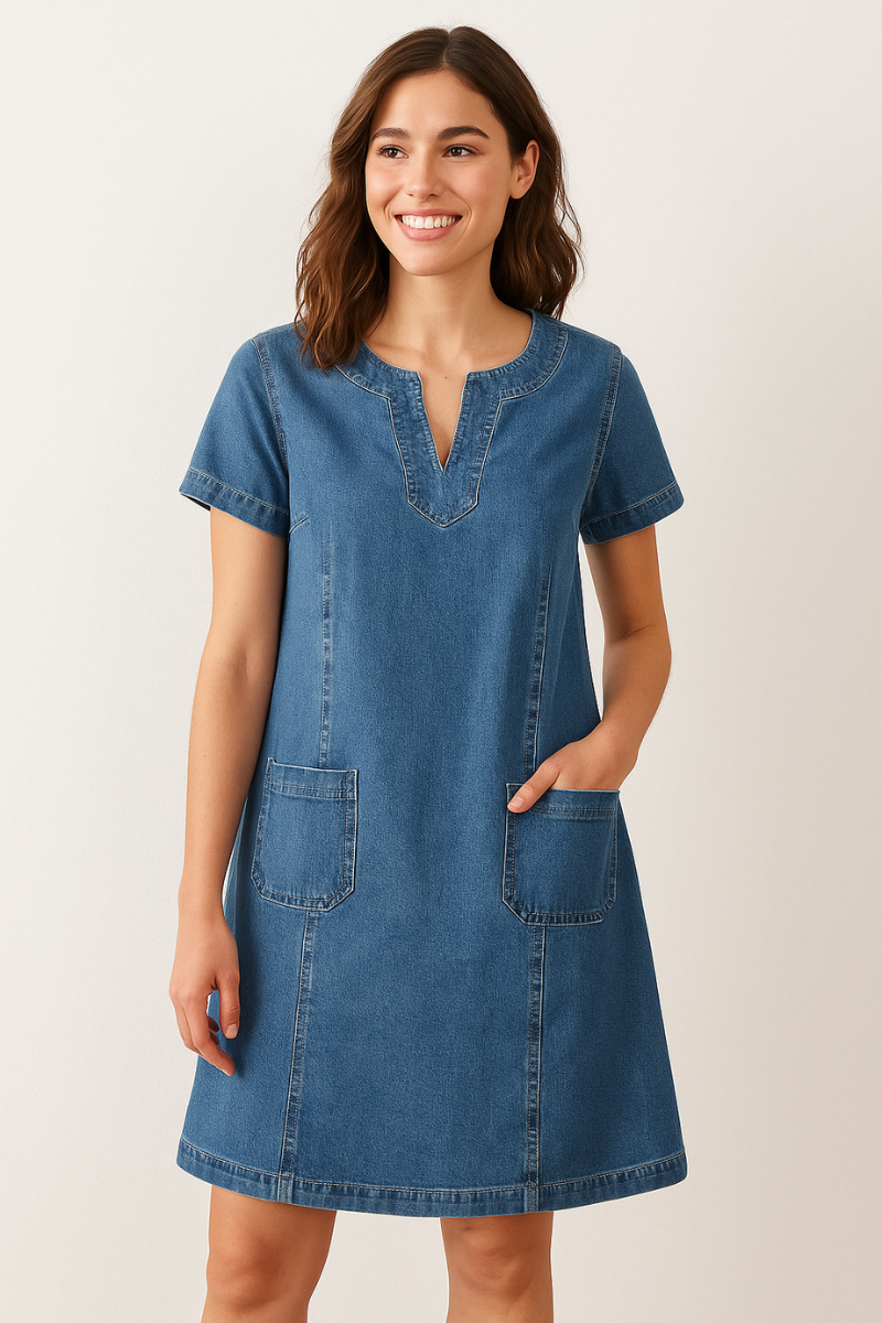Marielle™ | Weiches Jeanskleid