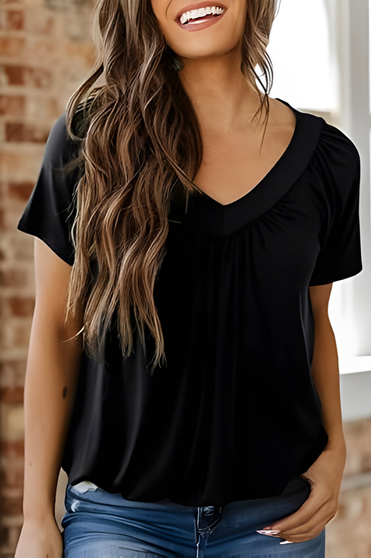 Nuvia RELAXTEE – T-shirt met ronde hals en vrouwelijke fit