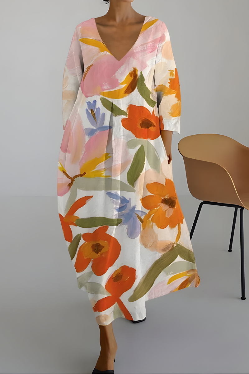 Georgina™ | Stilvolles Blumenkleid