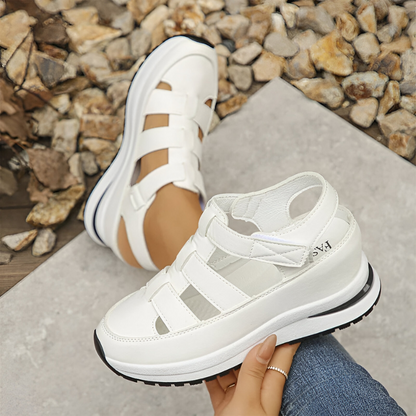 Sigrid™ | Stilvolle orthopädische Sandalen mit Klettverschluss