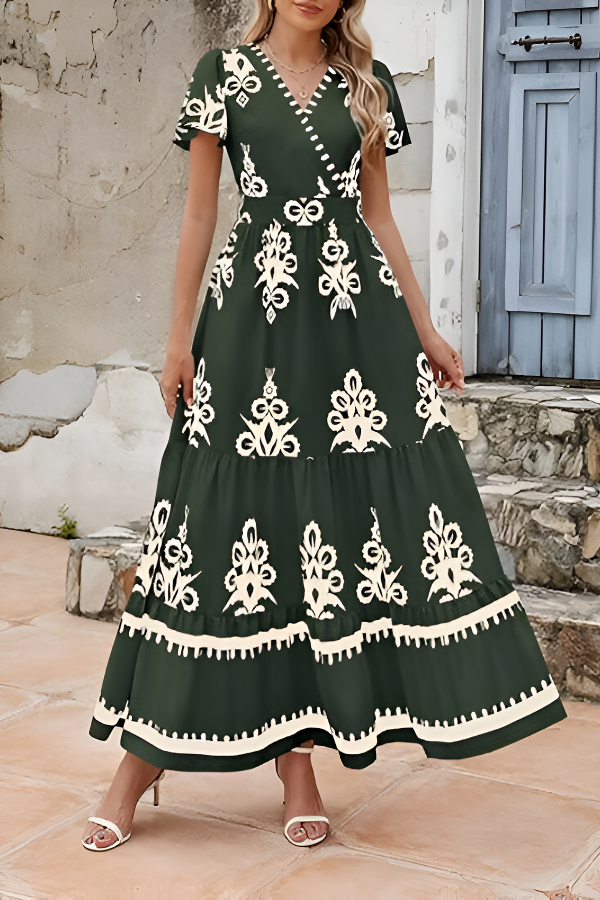 LIORA | Boho Ärmelloses Maxikleid – Eleganz und Stil für jeden Anlass