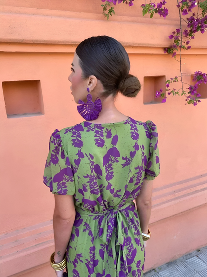 Laura™ | Wickelkleid mit V-Ausschnitt