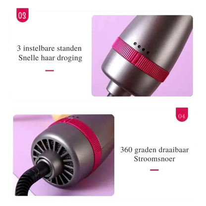 3-in-1 heteluchtborstel