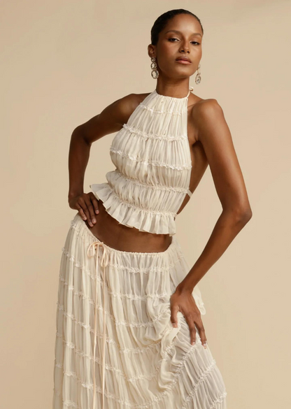 LÉA | Elegante lange rok en top