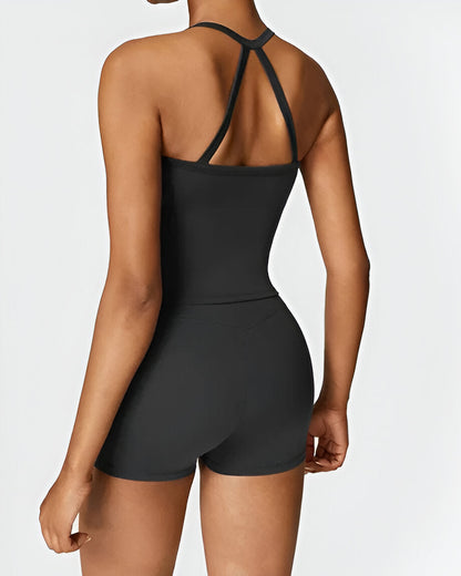 ELIN | Naadloze Pasvorm Shorts & Tank Set – Comfort en Stijl in Één Set