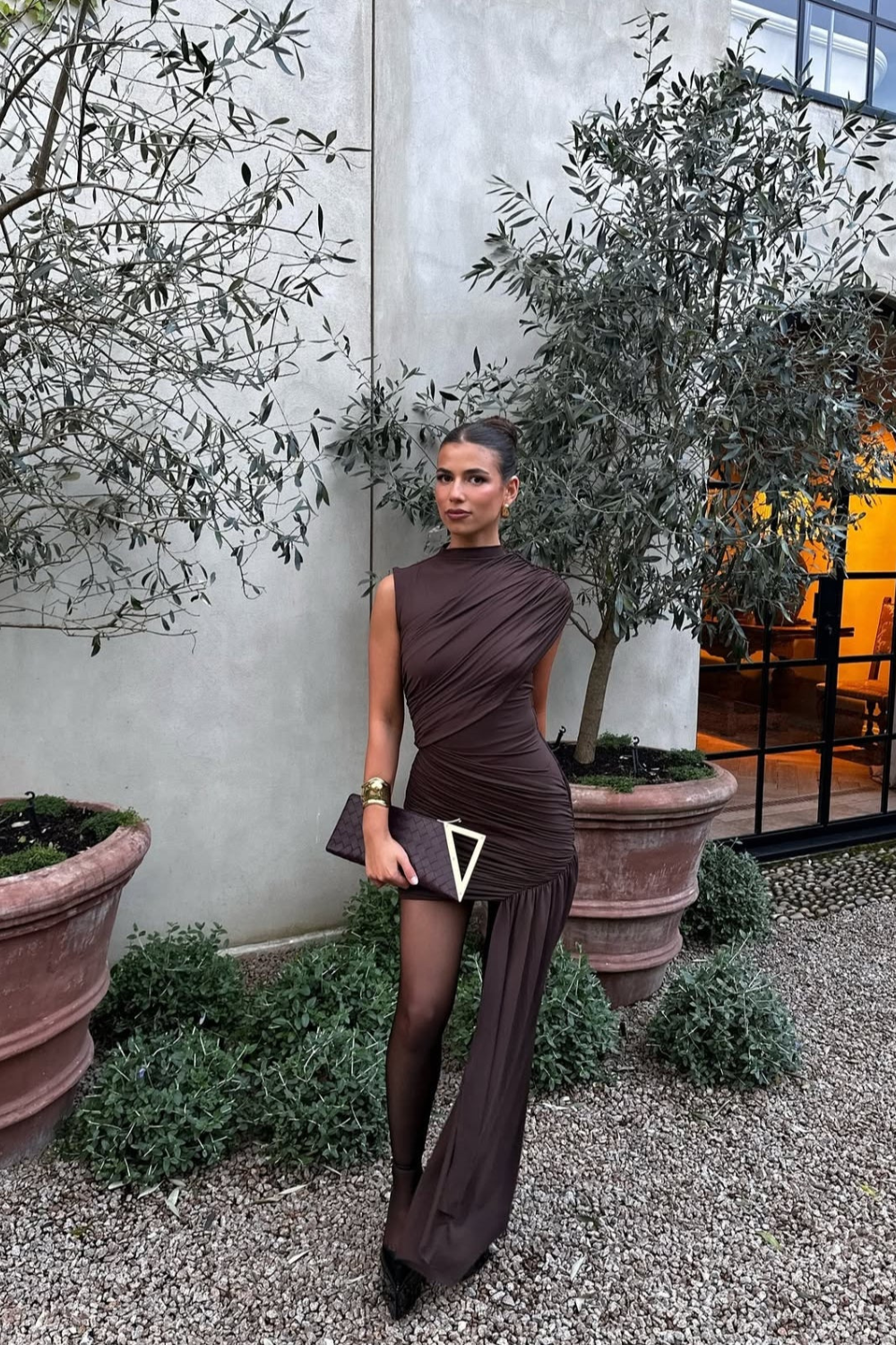 Jade™ | Luxuriöses asymmetrisches Kleid mit eleganter Drapierung