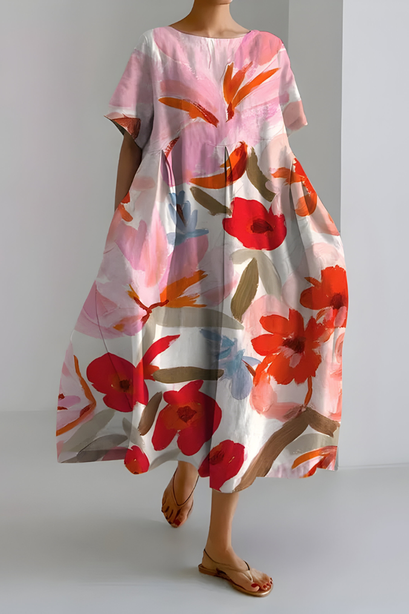 Georgina™ | Stilvolles Blumenkleid