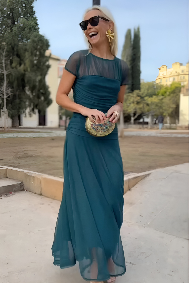 CLAIRELIA Elegante & Verfijnde Maxi Jurk – Romantisch & Veelzijdig