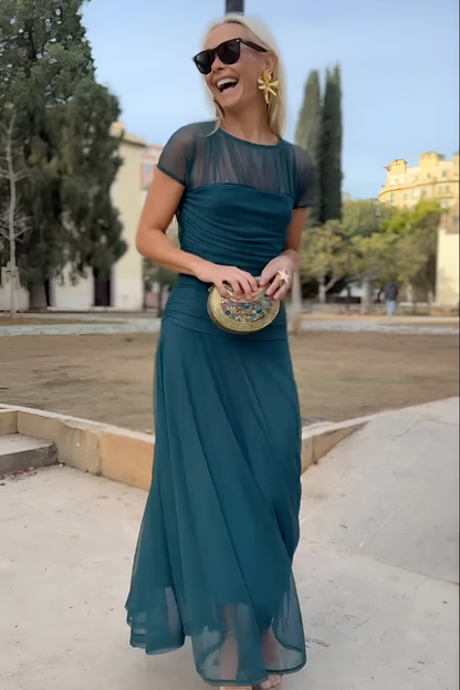 CLAIRELIA Elegante & Verfijnde Maxi Jurk – Romantisch & Veelzijdig