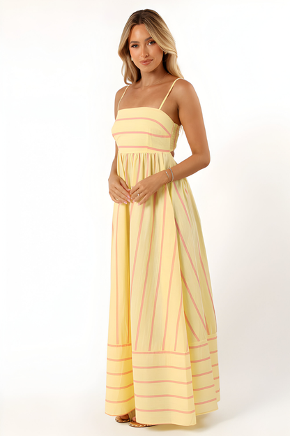 CLAIRELIA Luxe Maxi Jurk – Elegantie in elke stap