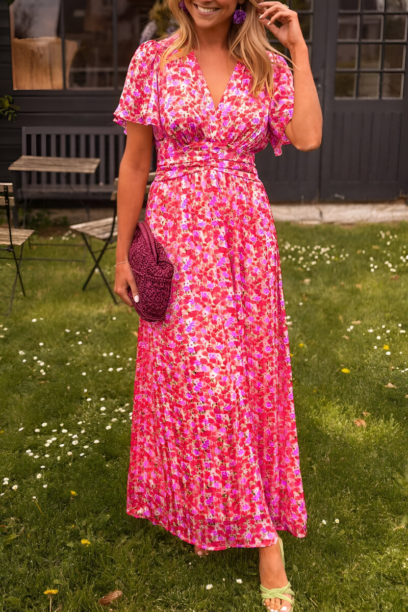 Ava™ | Maxikleid mit V-Ausschnitt