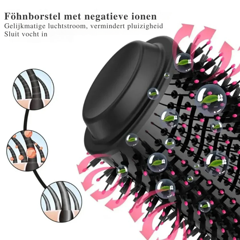 3-in-1 heteluchtborstel