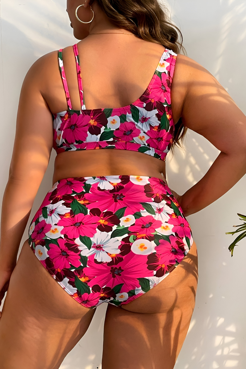 ZAYA Plus Size Stretchy Tummy Control Bikiini