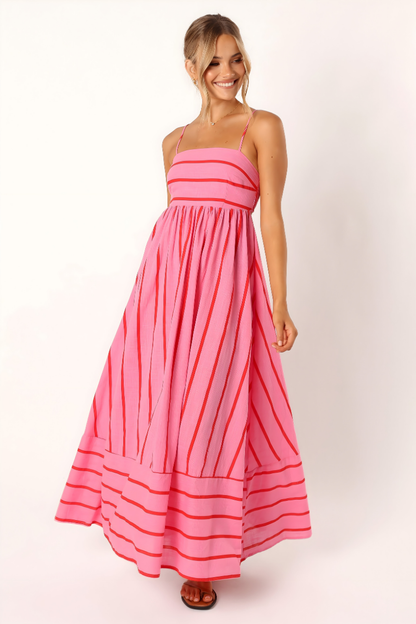 CLAIRELIA Luxe Maxi Jurk – Elegantie in elke stap