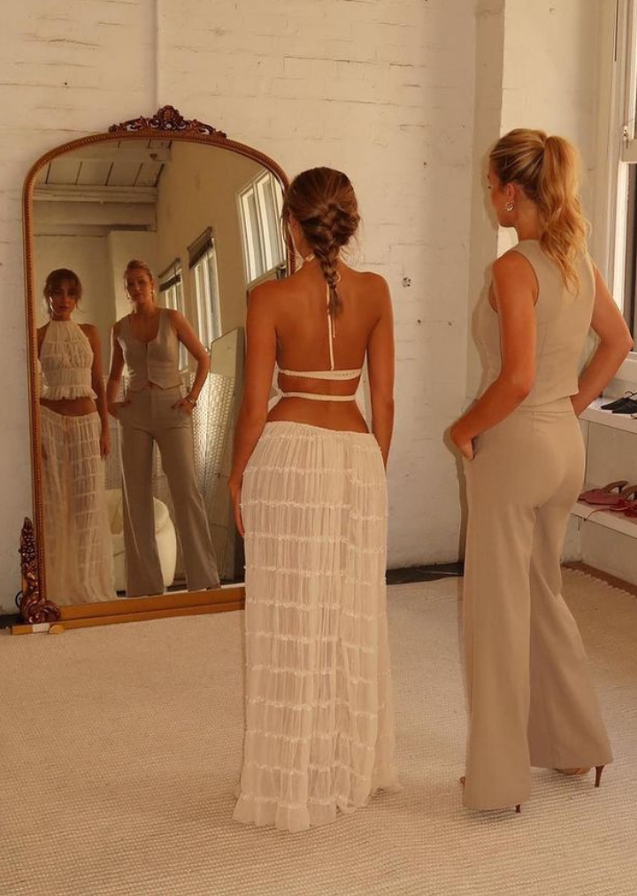 LÉA | Elegante lange rok en top