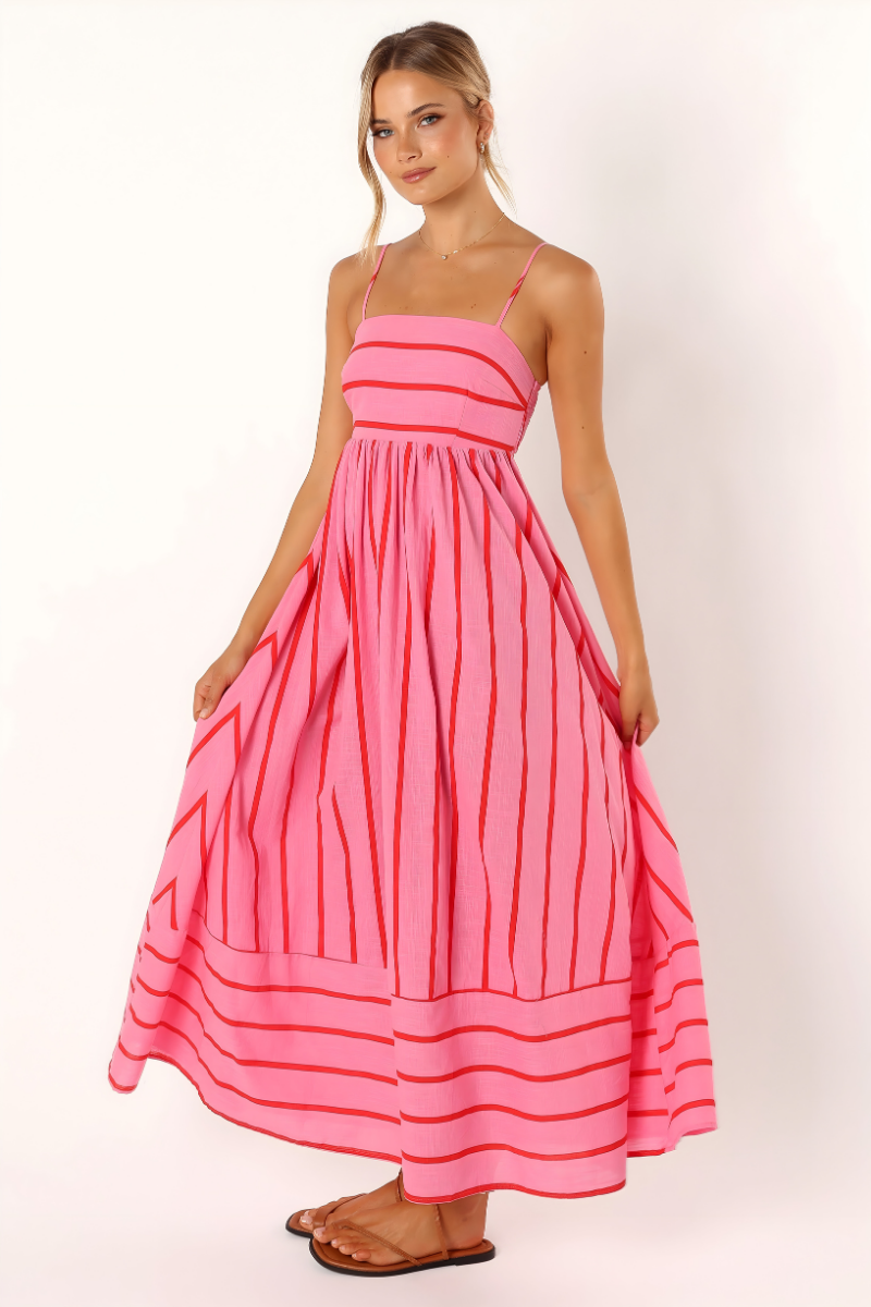 CLAIRELIA Luxe Maxi Jurk – Elegantie in elke stap
