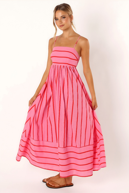 CLAIRELIA Luxe Maxi Jurk – Elegantie in elke stap
