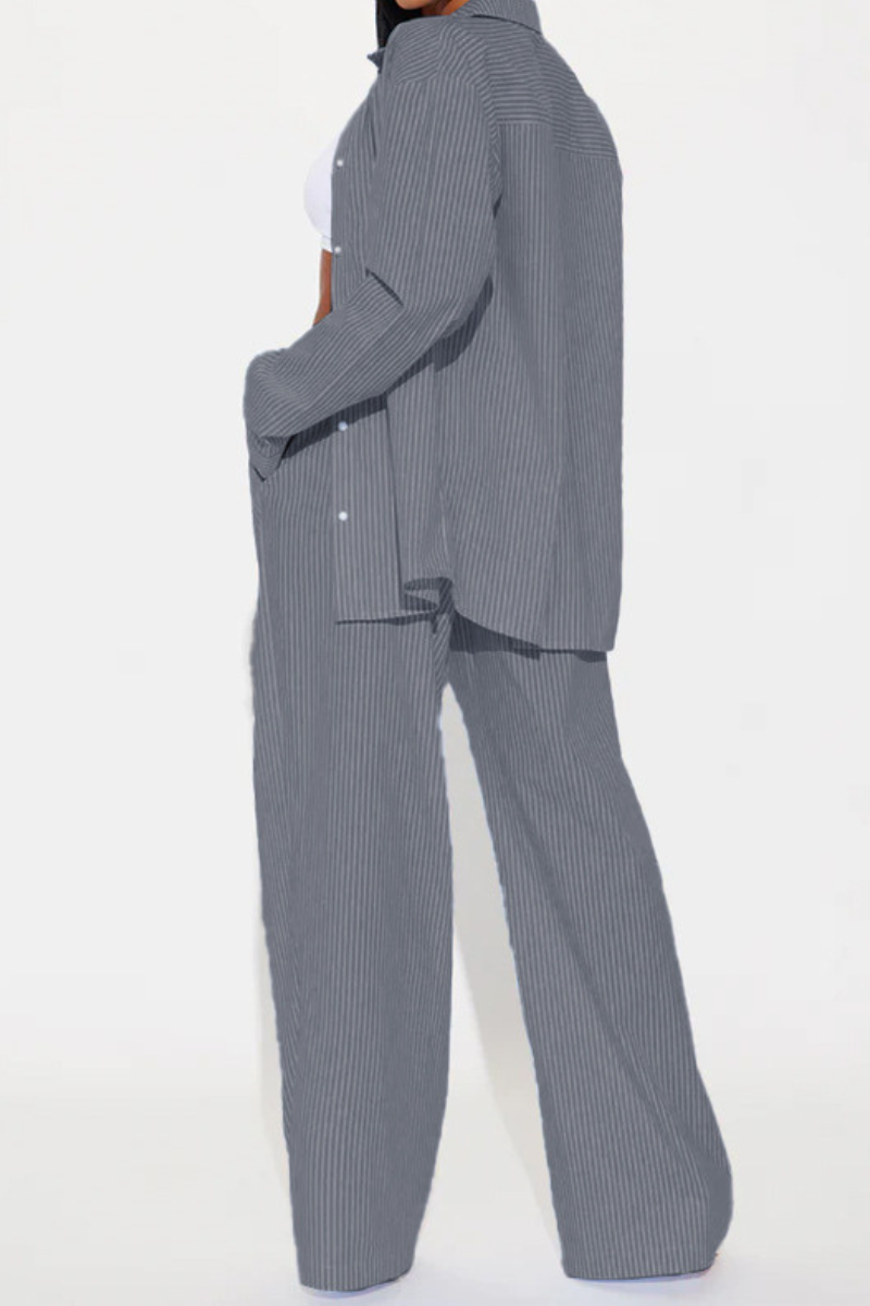 SÔL STUDIO | Gestreepte Comfortabele Tweedelige Set