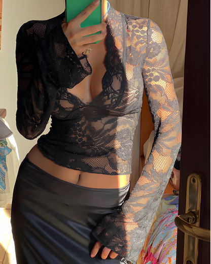 ARIELLE | Laced Top