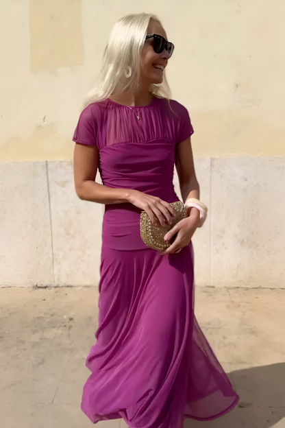 CLAIRELIA Elegante & Verfijnde Maxi Jurk – Romantisch & Veelzijdig