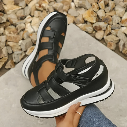 Sigrid™ | Stilvolle orthopädische Sandalen mit Klettverschluss