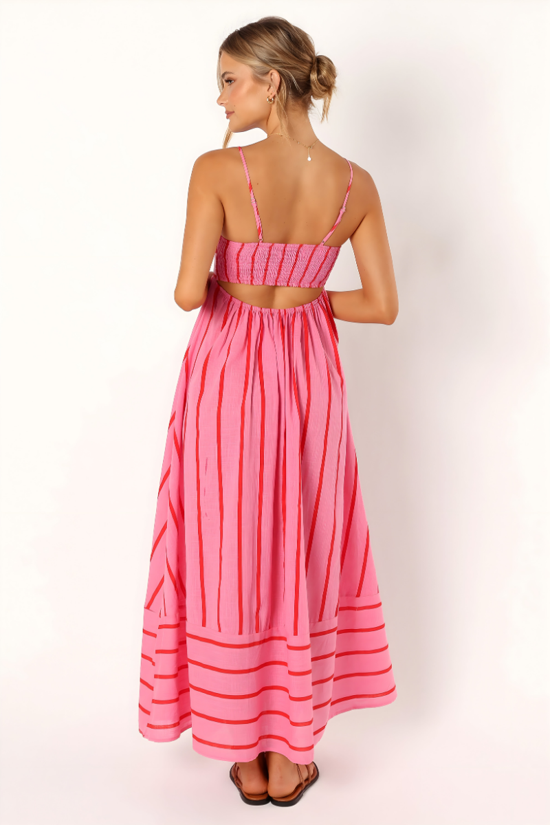 CLAIRELIA Luxe Maxi Jurk – Elegantie in elke stap
