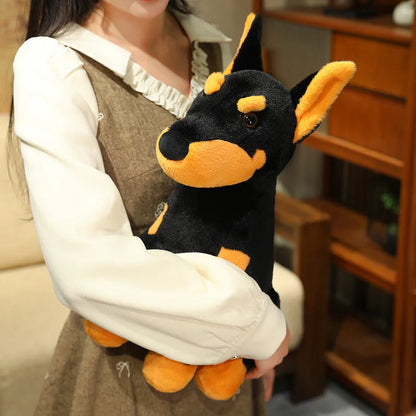 🐕🖤 DOBERMAN DOG PLUSH