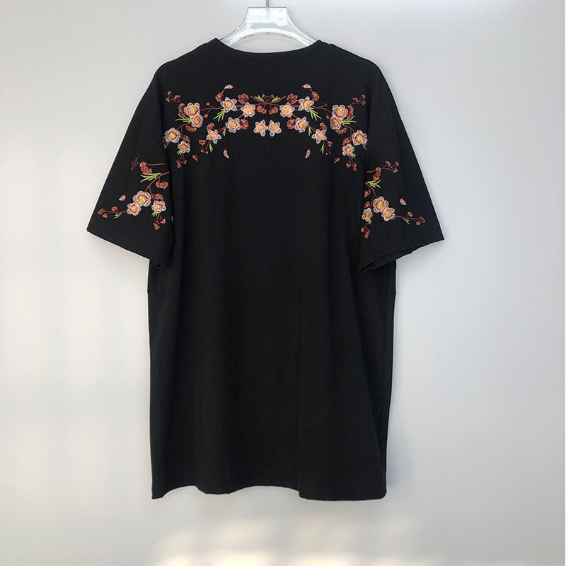 Sakura Embroidered Graphic Tee 🌸