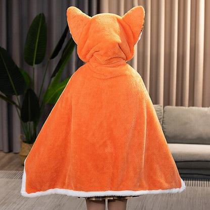 🦊 COZY FOX BLANKET HOODIE