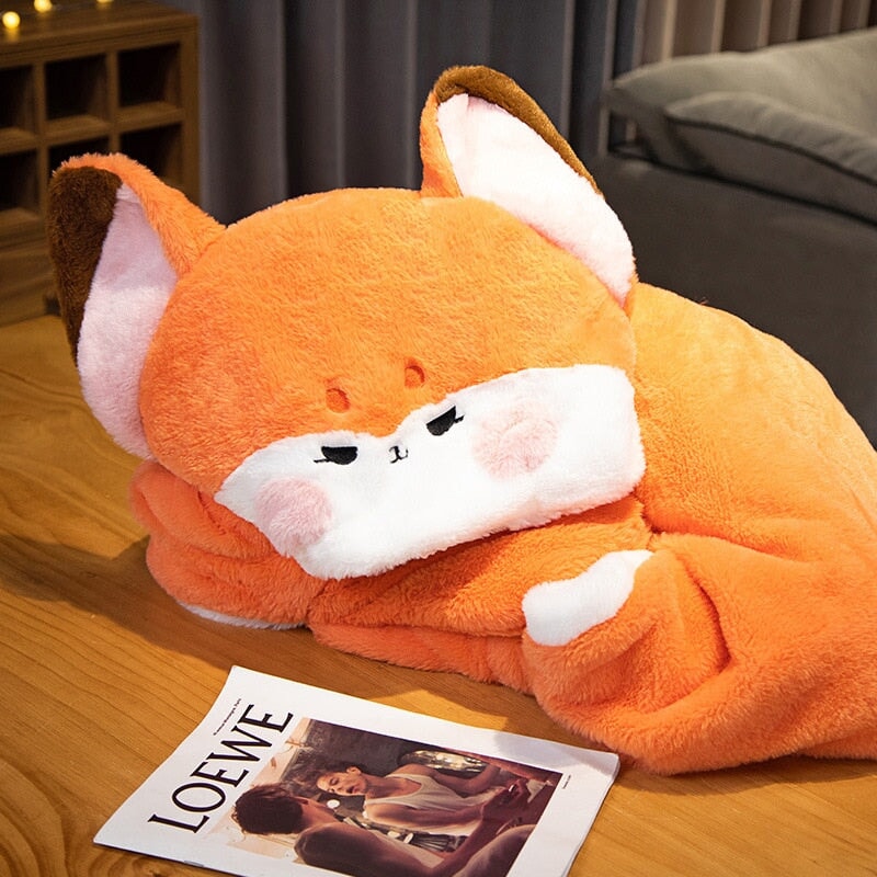 🦊 COZY FOX BLANKET HOODIE