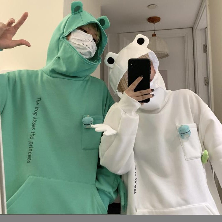 🐸💚 DERPY FROG HOODIE