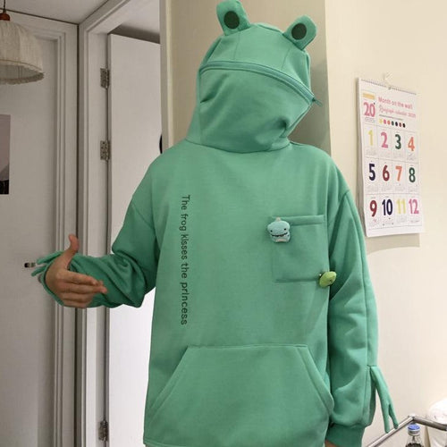 🐸💚 DERPY FROG HOODIE