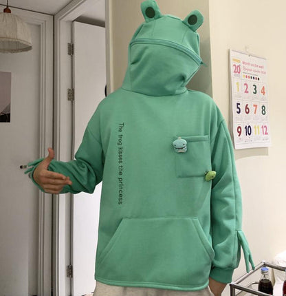 🐸💚 DERPY FROG HOODIE